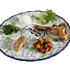 Seder and Matza Plates - Karah Seder and Matza Plates - Karah