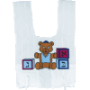 Kids' Poly-Cotton Arba Kanfot, Screen-Printed Teddy-Bear