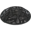 Guitars Suede Kippah - Blind Embossed