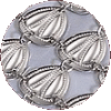 Traditional Large Triangle Sterling Silver Atarah - D-40