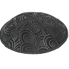 Circles Suede Kippah - Blind Embossed