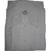 Pineapple-Emblem Kittel of Permanent-Press Cotton or Linen - 02085