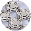 Hexagon Sterling Silver Atarah - HEX