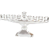 Crystal Menorah with Stem - 8021