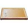 Sterling Silver and Wood Mirror Tray - 992