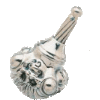 Electroformed Sterling Silver Dreidel - ESV-04