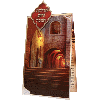 Vertically Folded Die-Cut Hadlakot Neirot Chanukah - 356