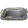 Rectangle Silver-Plated Tray With Handles - 17398