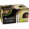 Traditional Elegant Shabbat Candles 36-Pack
