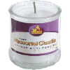 Tumbler Paraffin 1-Day Yahrzeit Memorial Candle in Glass Cup