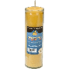 Beeswax 7-Day Yahrzeit Memorial Candle in Glass Cup