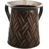 Woven Basket Decorative Tin Washing Cup