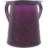 Purple Puzzle Decorative Tin Washing Cup