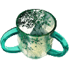 Green Galaxia Ronit Acrylic Washing Cup