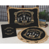Cups 3-Piece Pesach Velvet Seder Textile Linen Set - PSV-610-G