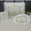 Cups 3-Piece Pesach Brocade Seder Textile Linen Set - PSB-610-G