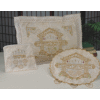 Leshanah Habah 3-Piece Pesach Brocade Seder Textile Linen Set - PSB-700