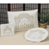 Double-Pillar Arch 3-Piece Pesach Brocade Seder Set - PSB750S