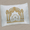 Double-Pillar Arch Brocade Pesach Seder Pillow Case - PCB-700