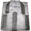 Curly S-Lace Kittel 60125 with Silver Geflochtene Atara Jewels
