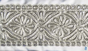 Woven Braided Geflochtene Atarah Flower Design