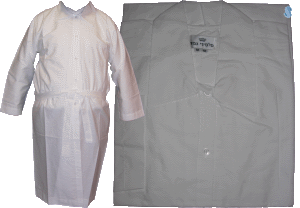 Simple Solid Kittel Permanent-Press or Cotton - No Pleats - No Lace - 039