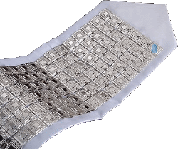 Square Mirror Flat Design Sterling Silver Atarah - MS-20
