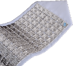 Traditional Large Leaf Square Sterling Silver Atarah - D-50