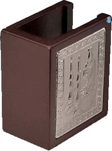 Wood and Pewter Matchbox - 10074