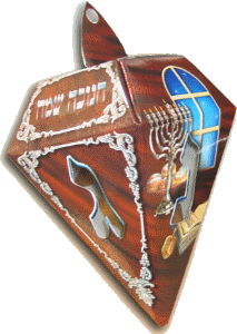 Dreidel Novelty Box - 183 - Mahogany