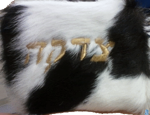 Fur Tzedakah Bag - Gelt Bag