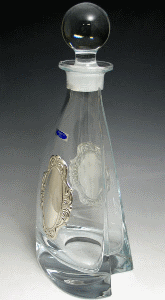 Crystal and Sterling Silver Decanter Bottle - 208834