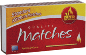 Regular Standard Kitchen Matches Matchbox