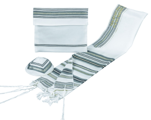 Grey Maroon Gold Bnei Ohr Tallit
