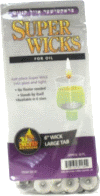 6 inches Wick - Large Tab
