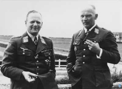 Field-Marshal Erhard Milch (left)